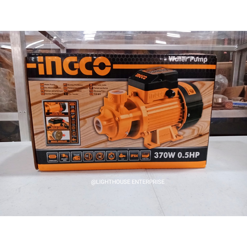 Máy bơm nước 370W  Ingco VPM3708