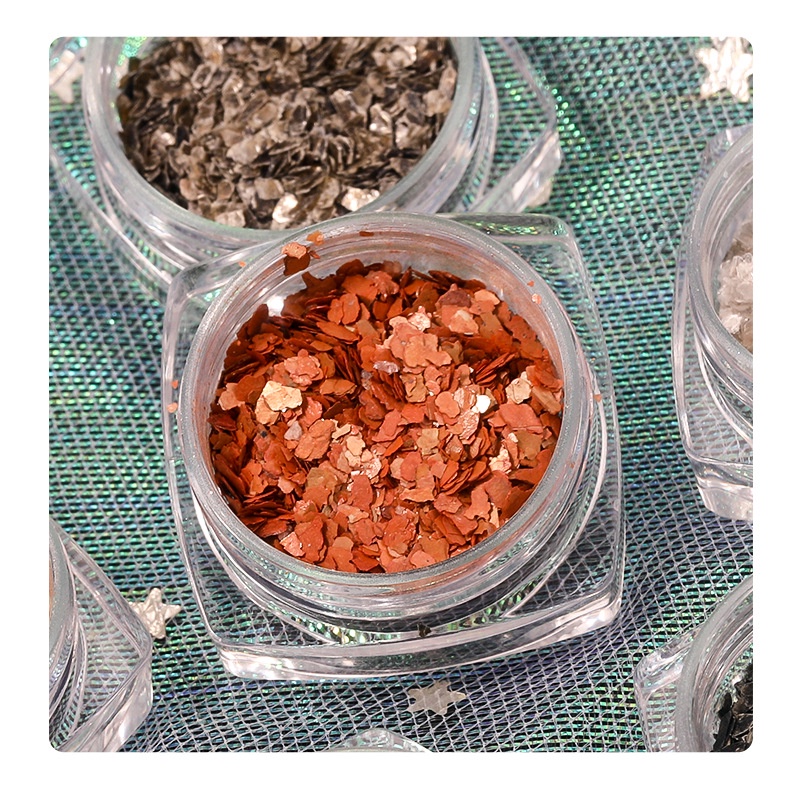 Miếng Dán Trang Trí Móng Tay Nghệ Thuật Bằng Kim Loại Đồng Siêu Mỏng Sáng Cao Màu Vàng Đồng