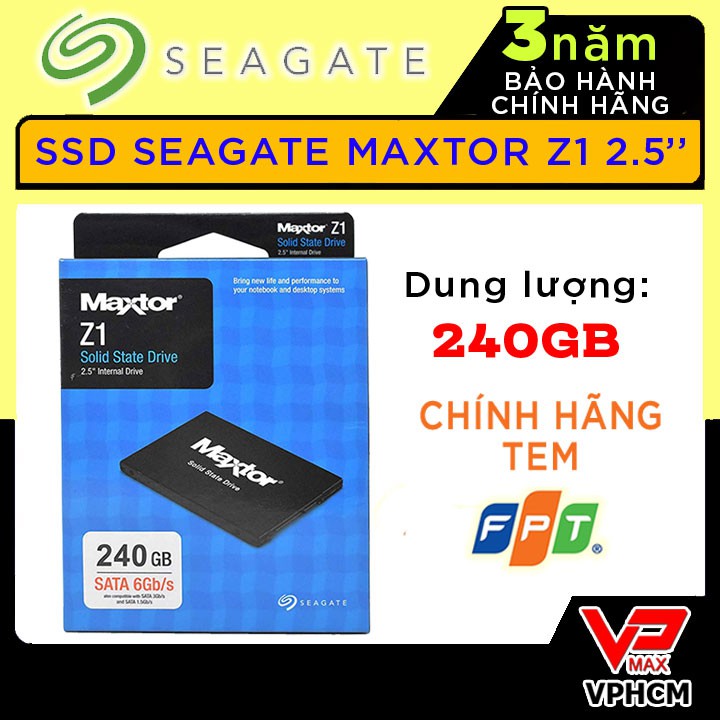 { FS } - SSD 240Gb Seagate Maxtor Z1 bảo hành 3 năm FPT