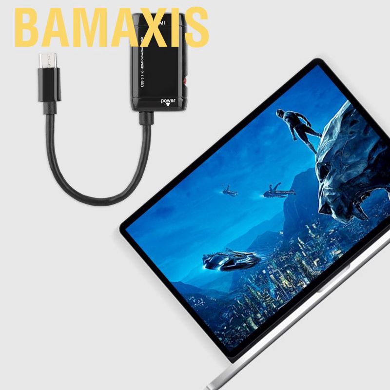 Cáp Chuyển Đổi Bamaxis Usb-C Type C Sang Hdmi Usb 3.1 Cho Điện Thoại Android