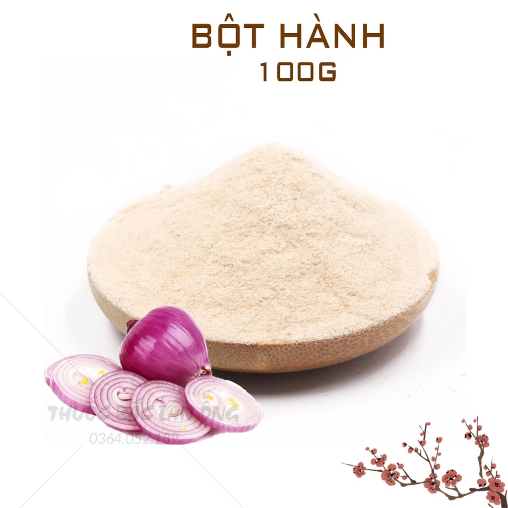 Bột hành tím nguyên chất 100g (Bột hành ta, gia vị tẩm ướp thực phẩm thơm ngon)