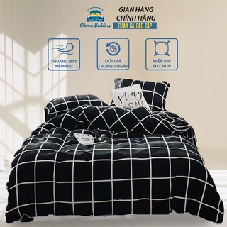 Bộ chăn mền vỏ gối nỉ nhung mềm mại, Bộ 4 món chăn ga kèm vỏ gối cao cấp chất nhung tăm cao cấp - Otama Bedding