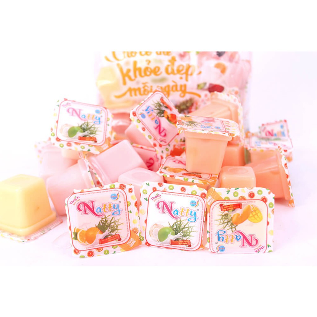 Thạch Sữa Chua Natty Long Hải Túi 432g