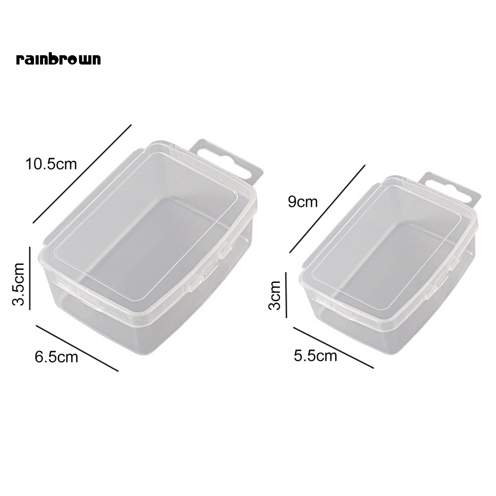 Hộp Đựng Mồi Câu Cá Trong Suốt Chống Rỉ Sét Tiện Dụng