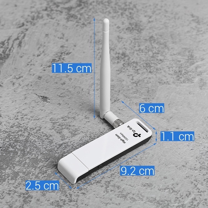 USB Wifi 150Mbps TP-Link TL-WN722N Trắng