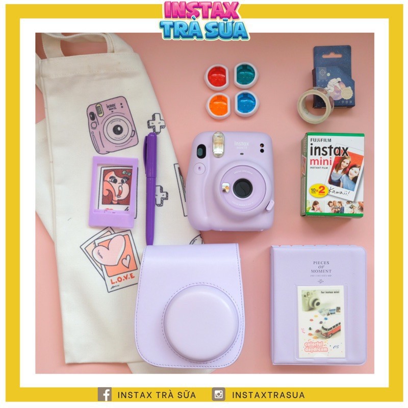 PBO Combo Instax Mini 11 - BỘ MÁY và phụ kiện chụp ảnh lấy liền Fujifilm Instax Mini 11 - Bảo Hành Chính hãng 1 năm 50