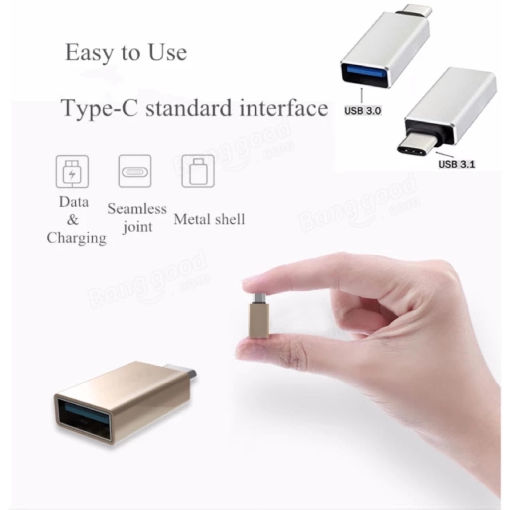 Đầu OTG chuyển đổi cổng USB Type-C chuẩn 3.0 -dc2428