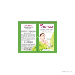 (GIFT) Sữa Tắm trắng da Gervenne  3 gói (6g/gói)