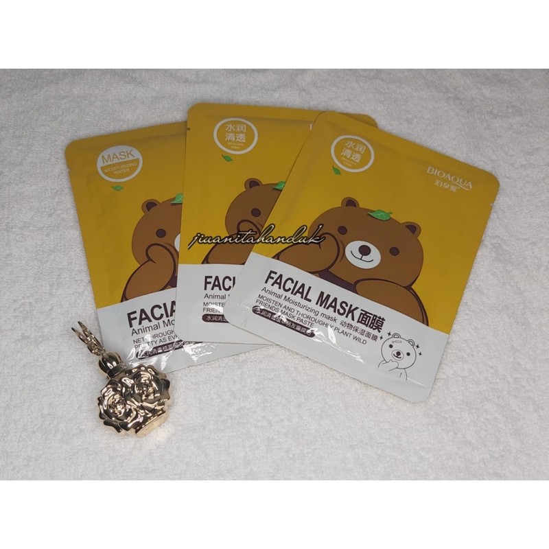 (hàng Mới Về) Mặt Nạ Bioaqua Dưỡng Ẩm Chăm Sóc Da Thiết Kế Hình Động Vật | BigBuy360 - bigbuy360.vn