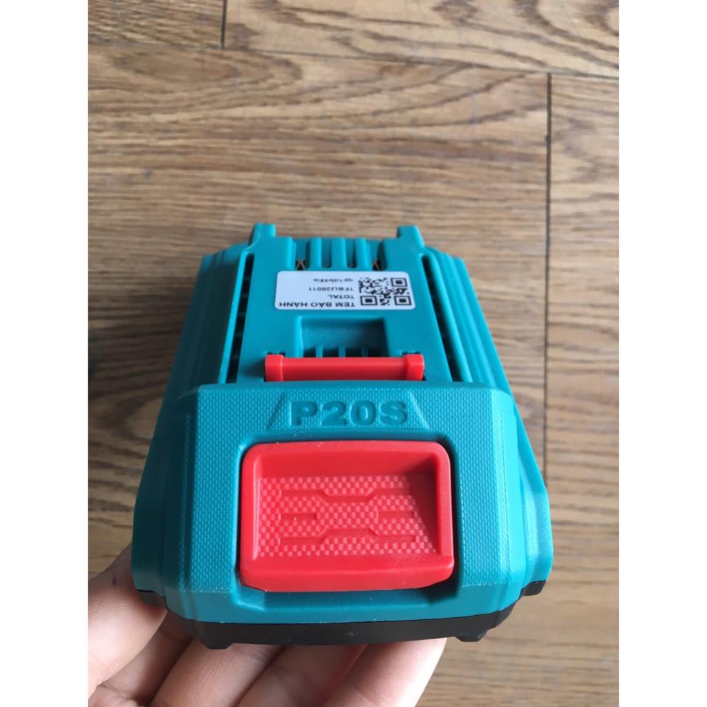 Viên Pin Sạc 20V dung lượng 2Ah TOTAL TFBLI20011 -  pin sạc Lithium-ion Pin Lithium-ion