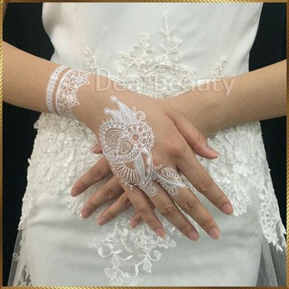 Hình xăm dán Henna Trắng PT2