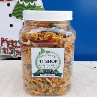 Hủ 500gr khô gà lá chanh ngon vsattp