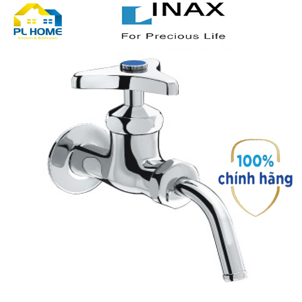 Vòi nước lạnh gắn tường INAX LF-7R13, tặng kèm keo cao cu non