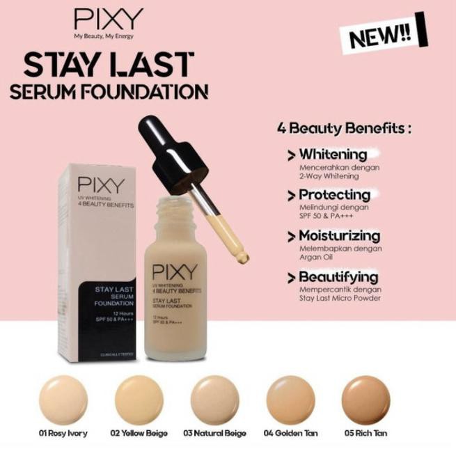 (hàng Mới Về) Kem Nền Pixy Stay Lâu Trôi Tự Nhiên 03 | BigBuy360 - bigbuy360.vn