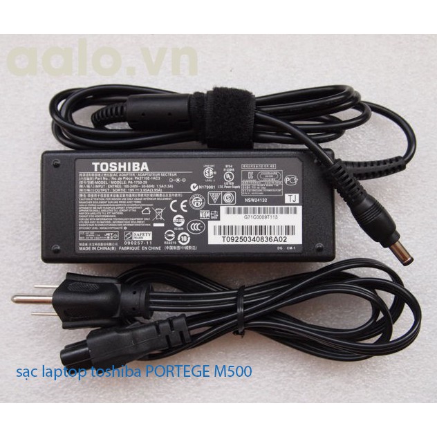 sạc laptop toshiba PORTEGE M500