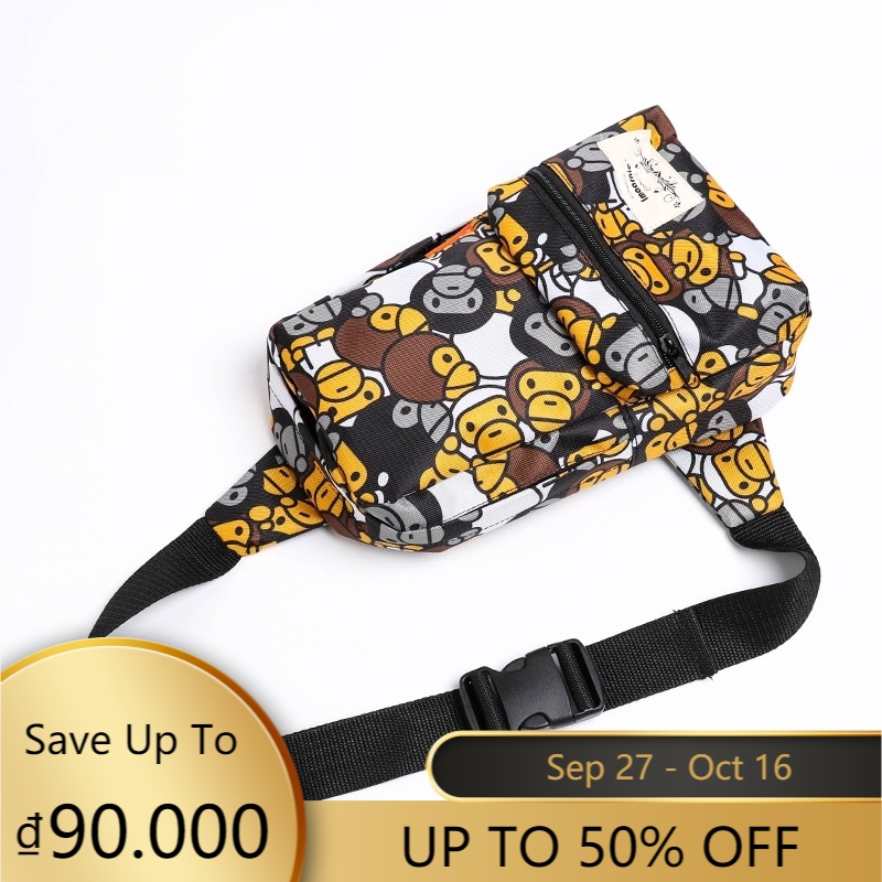 [Trả tiền ngay tại chỗ] Túi đeo chéo ngực Imaarnie cho nam giới Bape Ape tắm