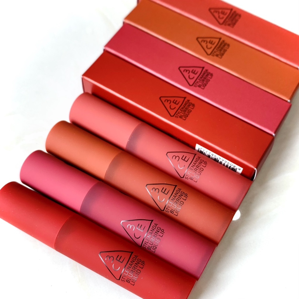 Son kem Lì 3CE Blurring Liquid Lip