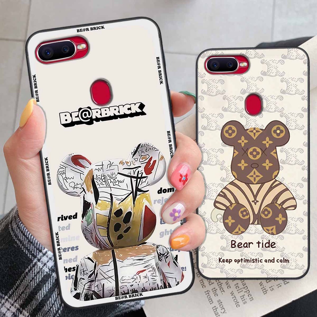 Ốp Oppo A5s / A7 / F9 / A12 be@r brick, thể thao, ốp lưng thời trang cao cấp