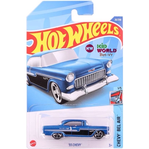 Xe mô hình Hot Wheels basic '55 Chevy HCV05.