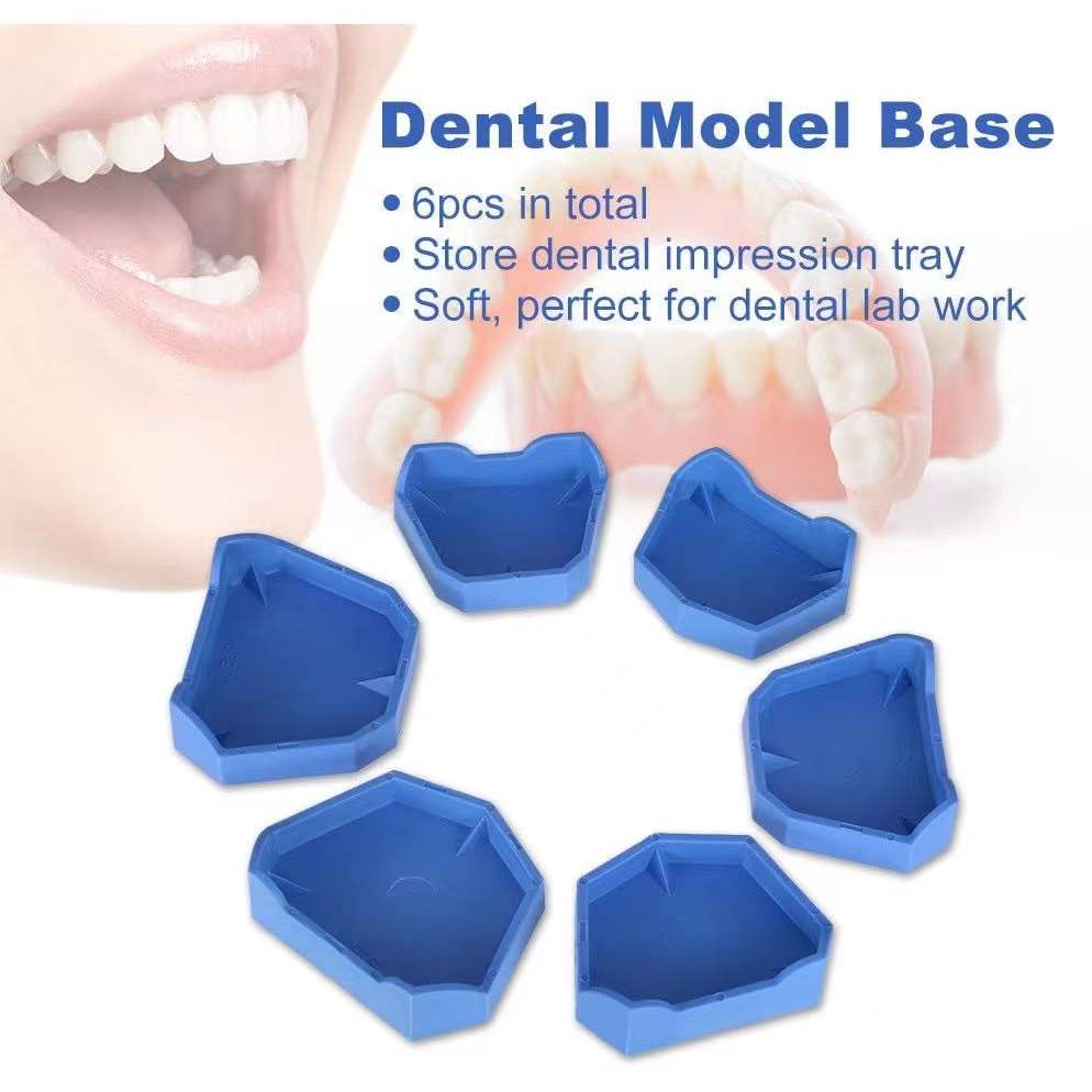 Set 6 Khuôn Silicon Làm Đế Nha Khoa Màu Sắc