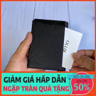 12.12 [DA THẬT] Ví nam mini ,ví nam đứng da safiano cao cấp thời trang nhỏ gọn LUKE