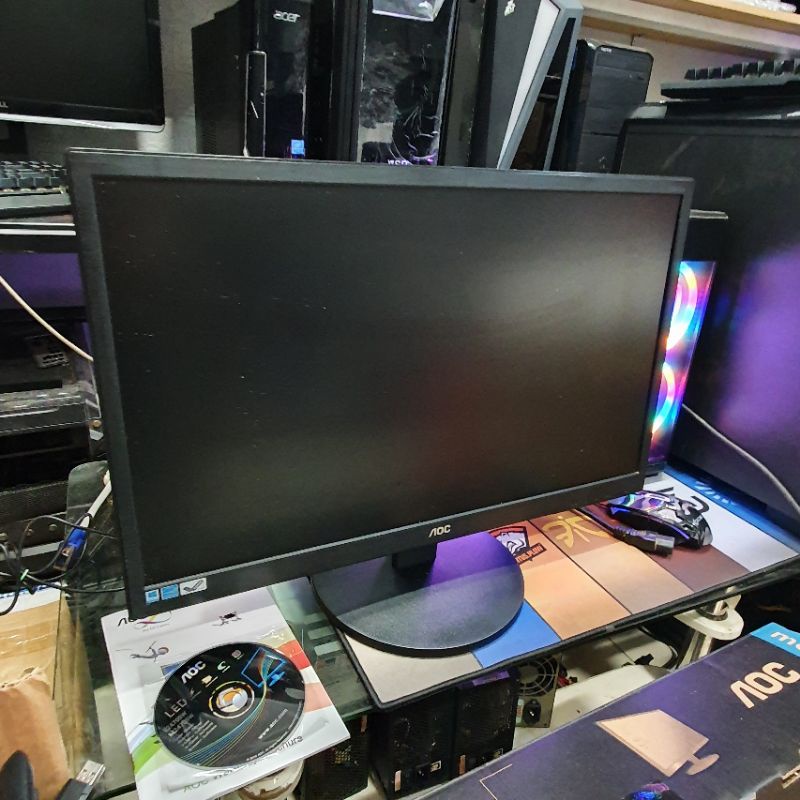 MÀN HÌNH MÁY TÍNH LCD 24'' AOC E2470 LED, FULL HD, HDMI, CÓ ĐỦ HỘP BOX