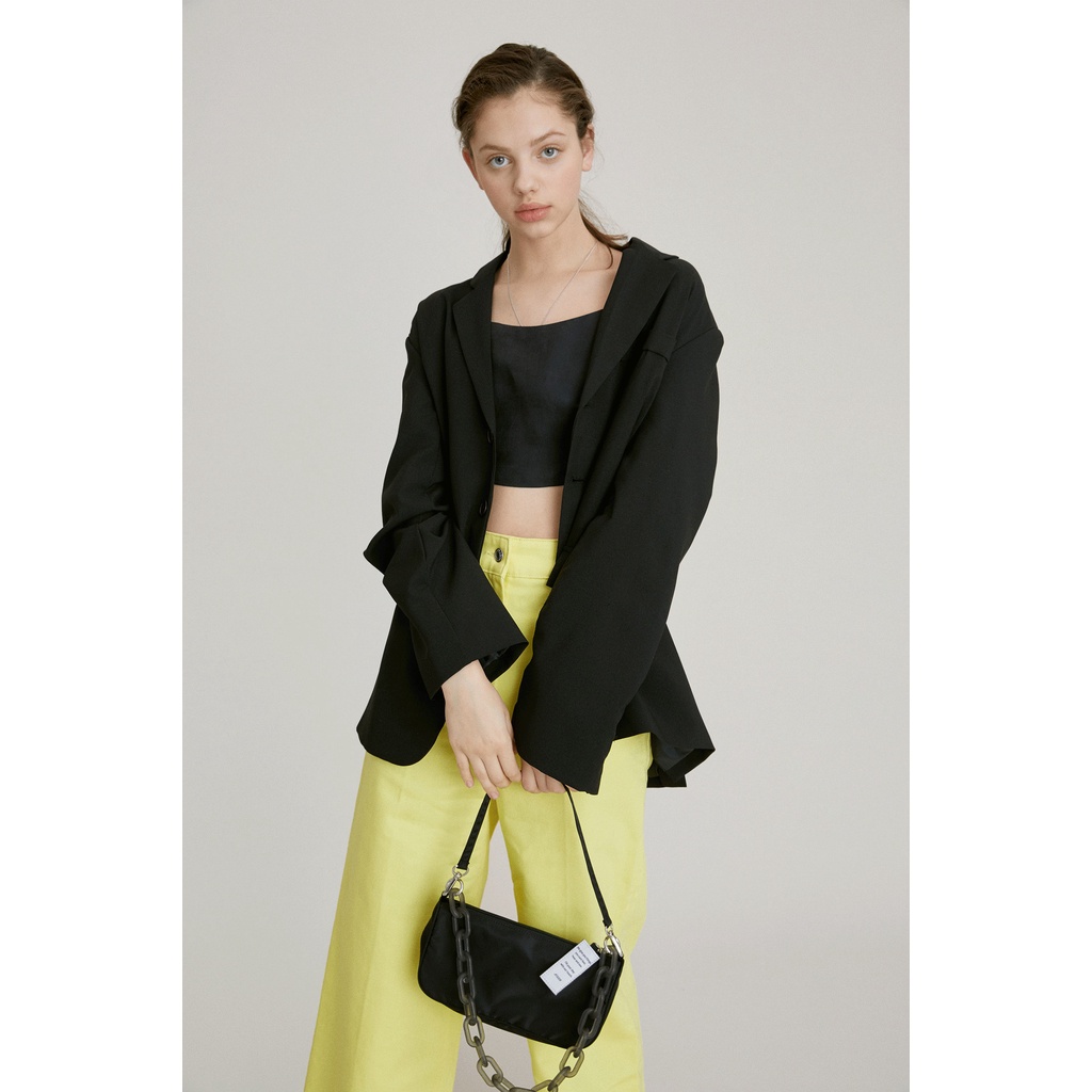 Túi Đeo Chéo nylon Hàn Quốc nieeh Có Dây Xích acrylic 2022 Cho Nữ