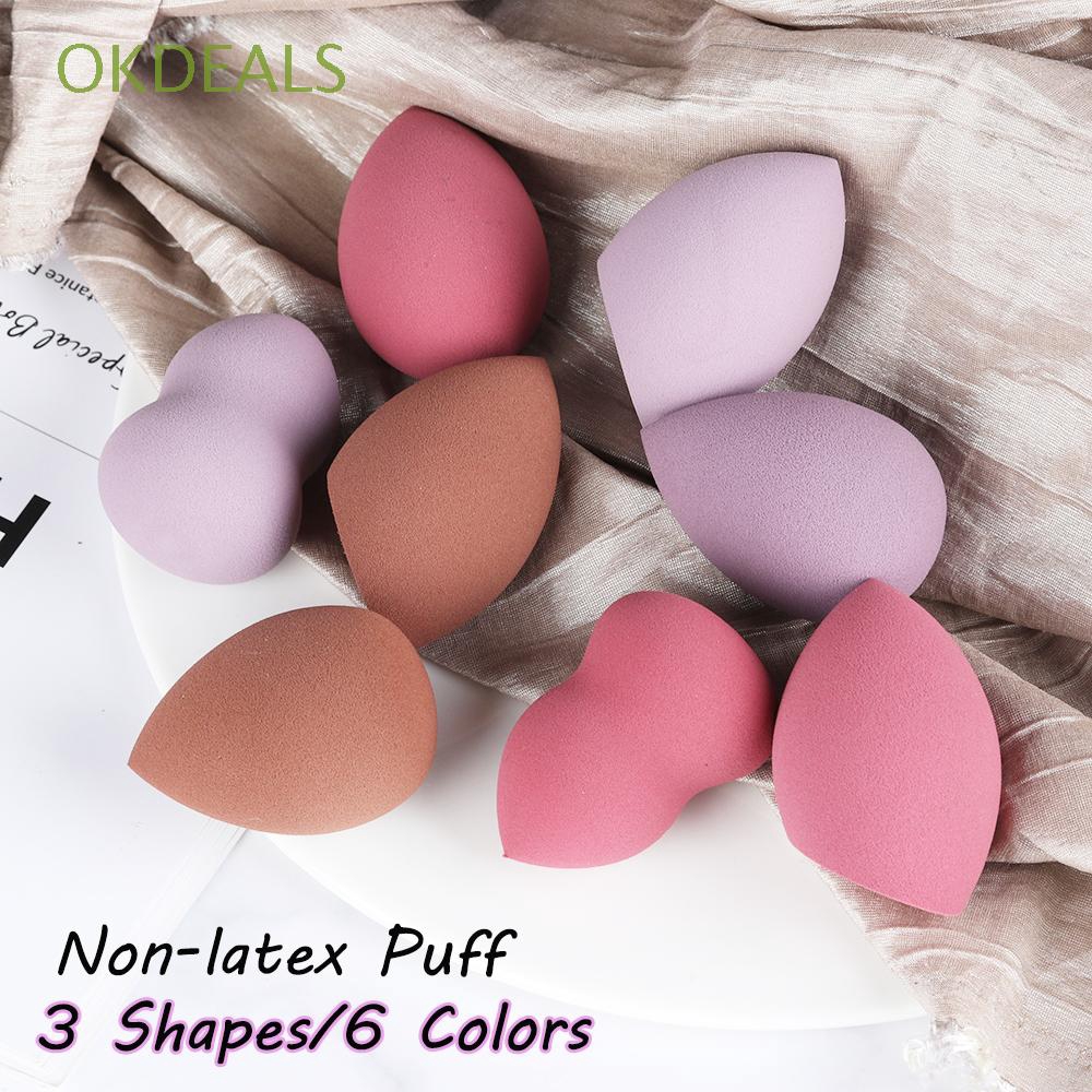 1 Mút Trang Điểm 3 Màu Hình Giọt Nước