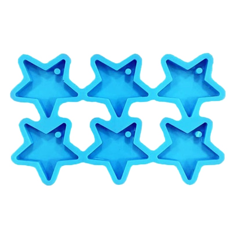 Sa Khuôn Làm Bông Tai Hình Mặt Trăng Ngôi Sao Bằng Resin Epoxy Độc Đáo Trang Trí Nhà Cửa