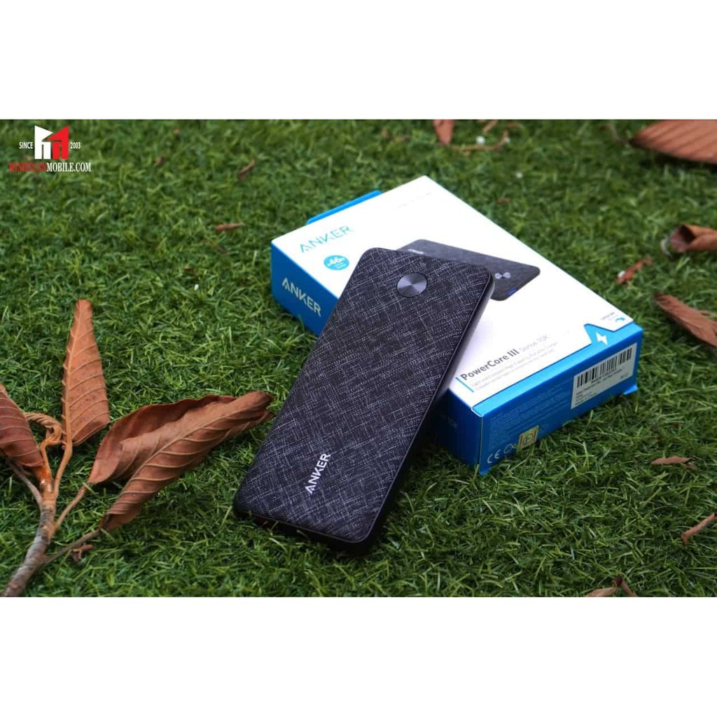 [HÀNG CHÍNH HÃNG] Pin Dự Phòng Anker PowerCore Slim 10000 PD – A1231