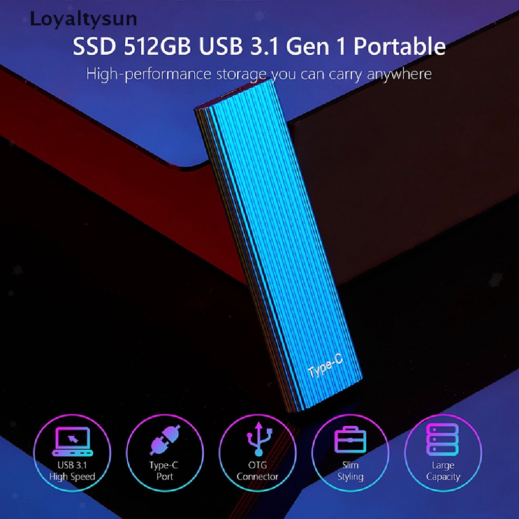Ổ cứng ngoài SSD 1TB 2TB 4TB 8TB USB 3.1 Type C chuyên dụng
