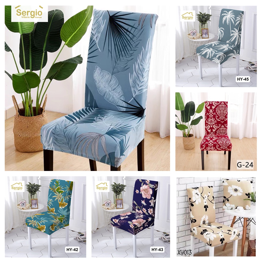 Vỏ bọc ghế ngồi bàn ăn có độ co giãn tốt thiết kế đơn giản tiện lợi dành cho gia đình,vỏ ghế áo bọc ghế
