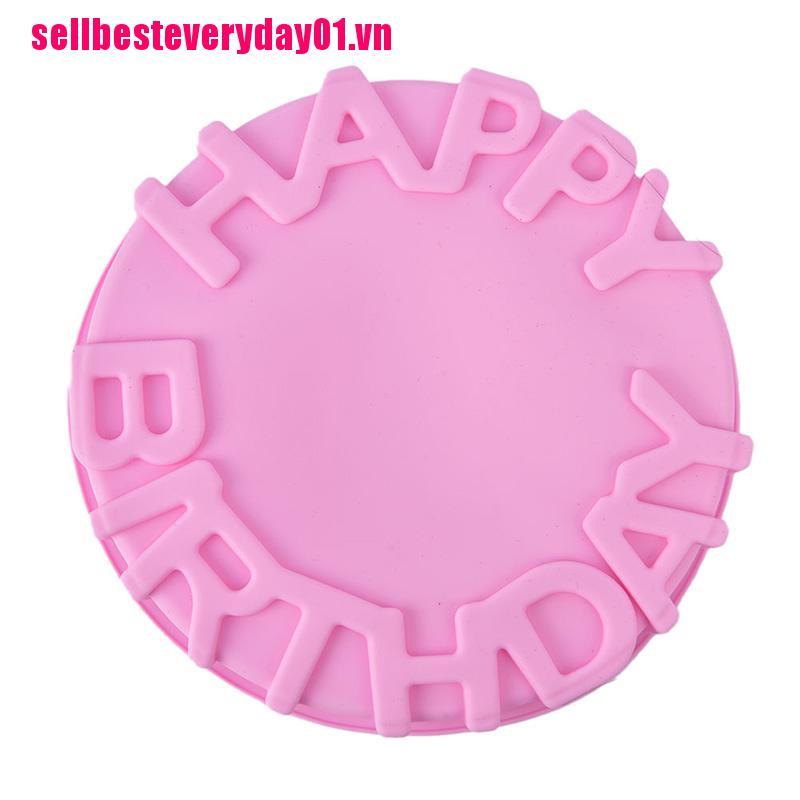 Bánh Sinh Nhật Happy Birthday01 Silicon