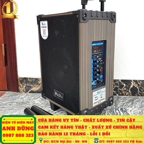 LOA KÉO MINI Az Pro AZ 8 BASS 20 THẾ HỆ MỚI, TIỆN LỢI. DÙNG TRỢ GIẢNG, DÃ NGOẠI, BÁN HÀNG,...