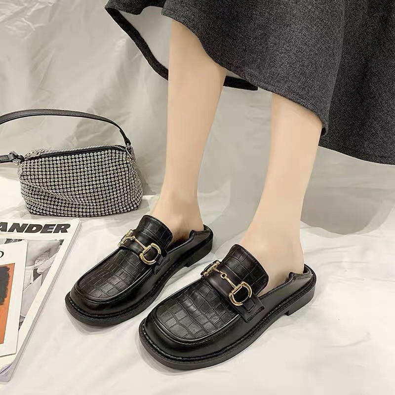 (ORDER) Giày oxford đạp gót ullzang BIG SIZE 35-43 | BigBuy360 - bigbuy360.vn