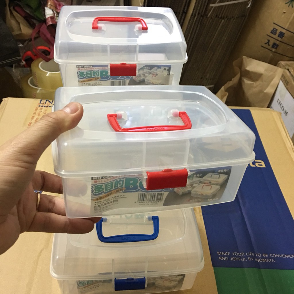 [Hỏa Tốc HN] Hộp đựng vật dụng tiện lợi có nắp đậy Nội địa Nhật Bản