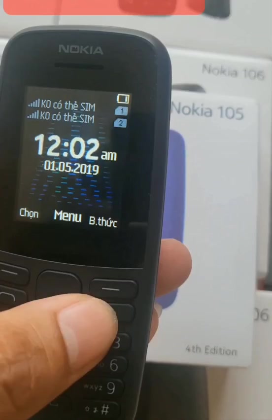 { BH 6 THÁNG } điện thoại giá rẻ nokia 105 (2019) sóng 4G, 2Sim. BẢO HÀNH 1 ĐỔI 1 TRONG 2 THÁNG | BigBuy360 - bigbuy360.vn