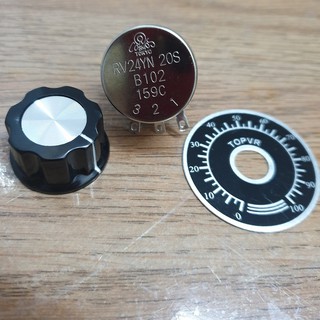 BỘ BIẾN TRỞ CHIẾT ÁP TOCOS + NÚM VẶN RV24YN20S B102