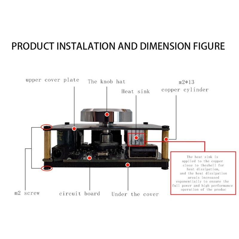 Bảng Mạch Khuếch Đại Âm Thanh Xy-Ap100L 100wx2 Bluetooth 5.0 Dc 12v 24v (N5V)