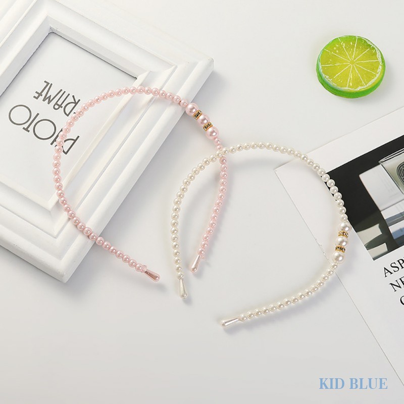 Băng Đô Công Chúa Đính Đá Và Ngọc Trai Cho Bé Gái