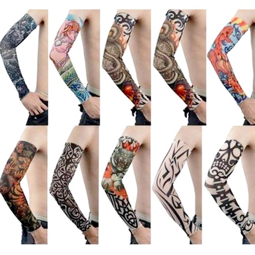  Găng Tay Chống Nắng Hình Săm Cho Nam Đi Phượt Tatoo Gmua là có quà  Ptot