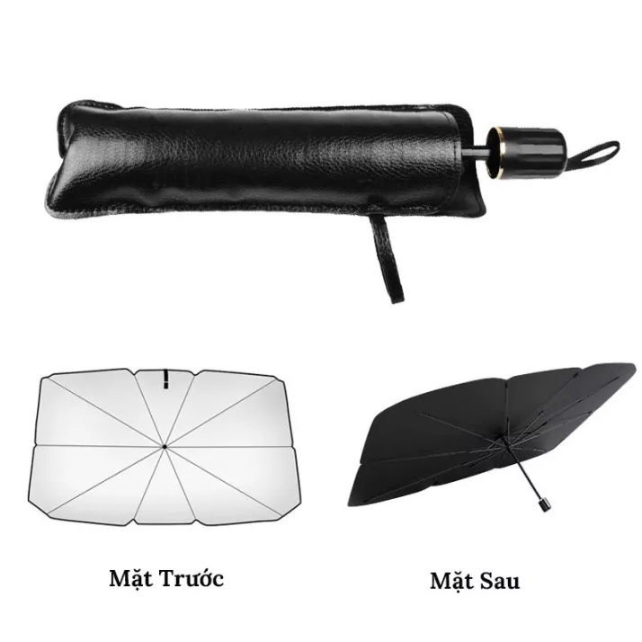 Ô che kính lái xe ô tô - Dù che nắng kính lái chống nắng hiệu quả, tiện lợi