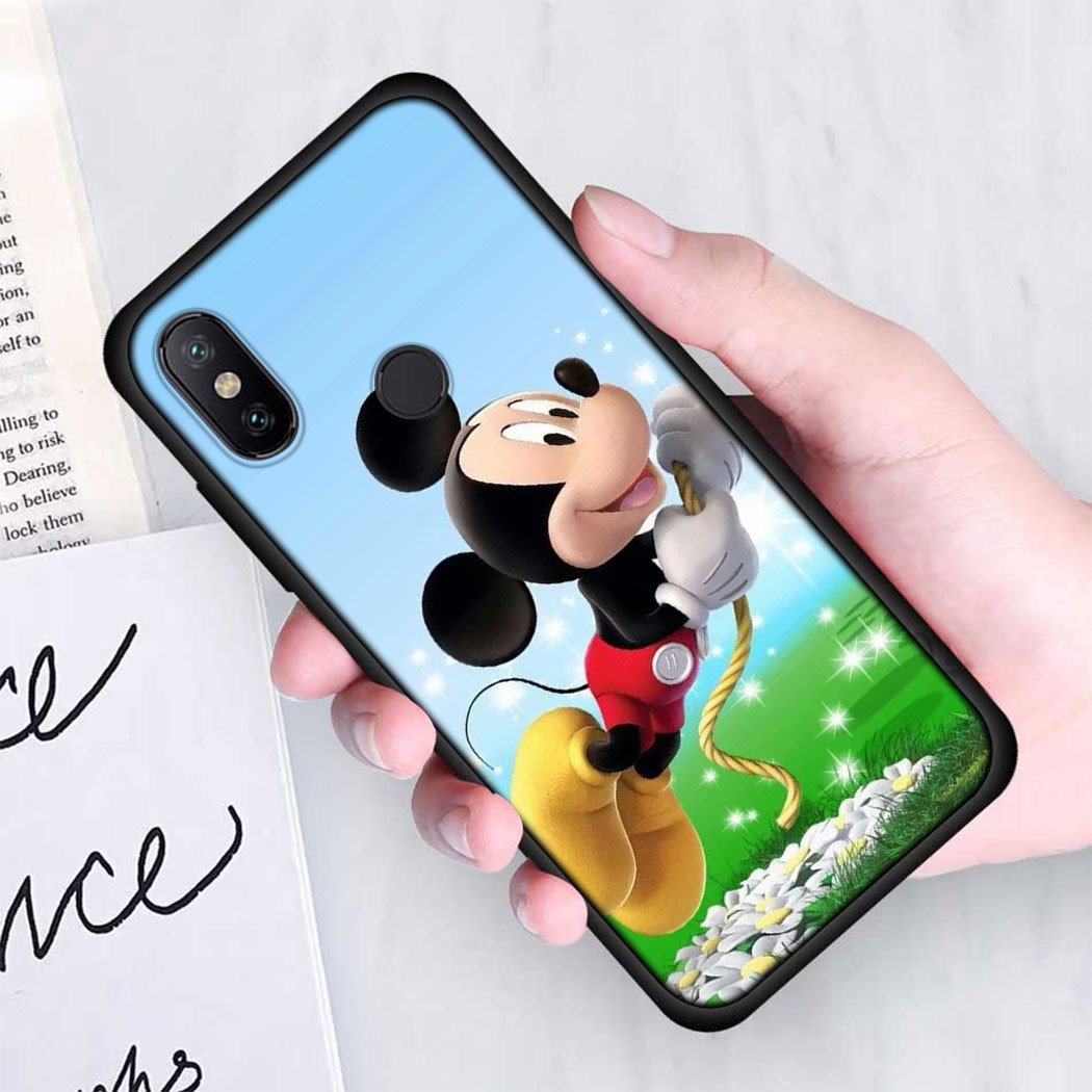 silicone Case for Xiaomi Mi A2 8 9 SE Lite Pro 6 F1 A1 A2 5X 6X Casing Anti-drop Soft TPU Back Phone Cover HHH31 Mickey Mouse