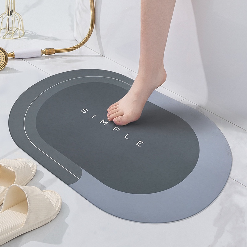 Thảm lau chân silicon siêu thấm hút chống trơn trượt