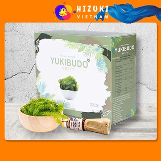 Rong Nho Yukibudo Tách Nước Công Nghệ Nhật Bản - Hộp 6 Gói 25g/gói - Tặng Sốt Mè Rang