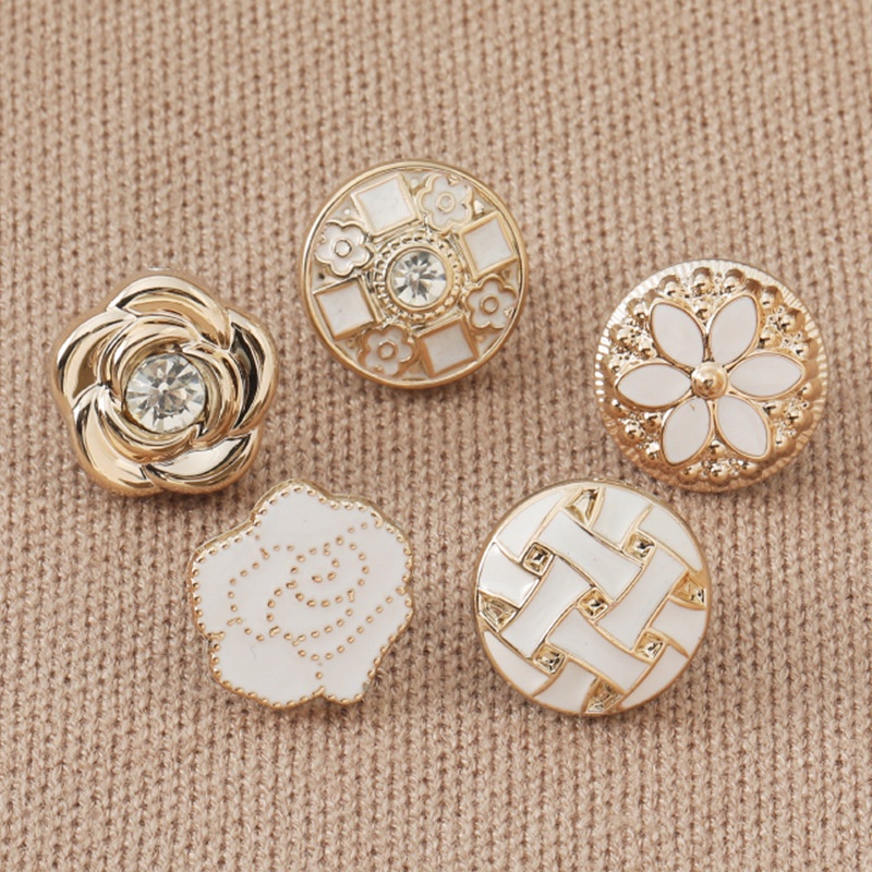 Set 5 Khóa Cài Có Thể Tháo Rời Chống Lóa Dành Cho Đầm Cardigan
