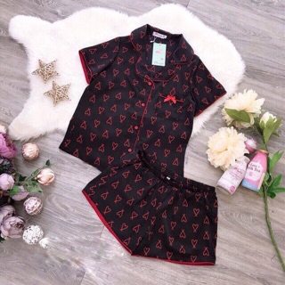 Bộ pijama cộc đùi lụa chất siêu đẹp, hàng loại 1