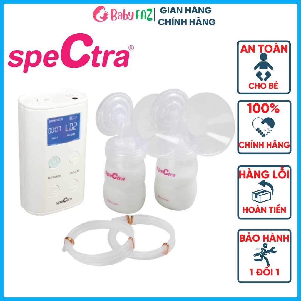 Máy Hút Sữa Điện Đôi Spectra 9 Plus Chính Hãng Hàn Quốc (Bảo Hành 24 tháng)