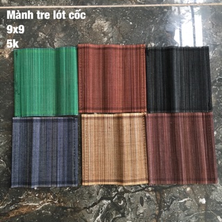 Mành tre size nhỏ lót cốc uống nước