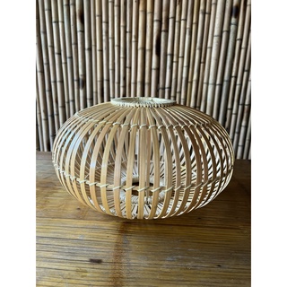 Đèn tre treo trần trang trí hình cầu 40cm - Nguyenlieutresaigon.com